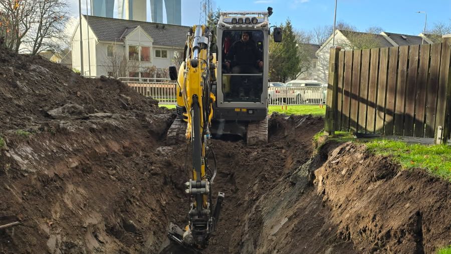 Dräneringsentreprenad